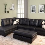 Faux Leather Sofa