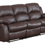 Leather Reclining Sofa