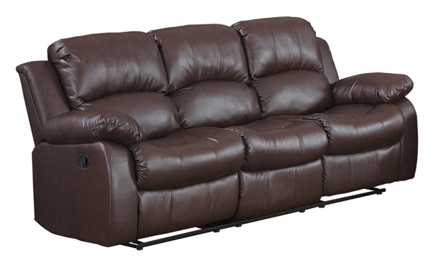 Leather Reclining Sofa