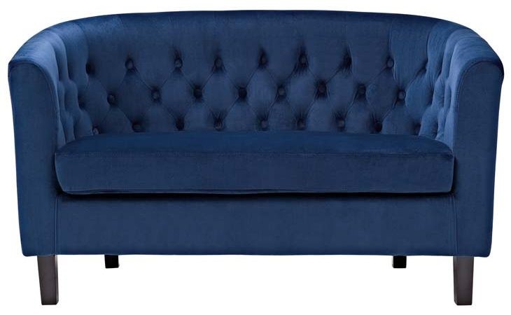 Blue Velvet Couch