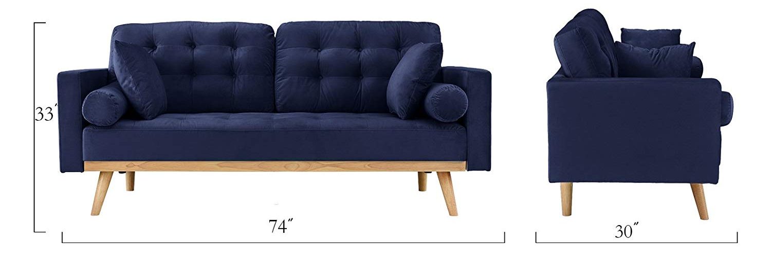 Blue Velvet Sofas