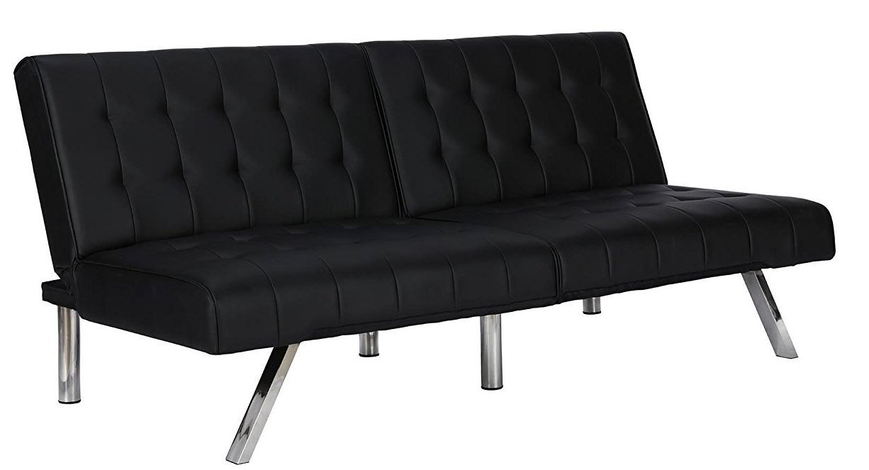 Shocking Ways Faux Leather Futon Will, Futon Leather Couch