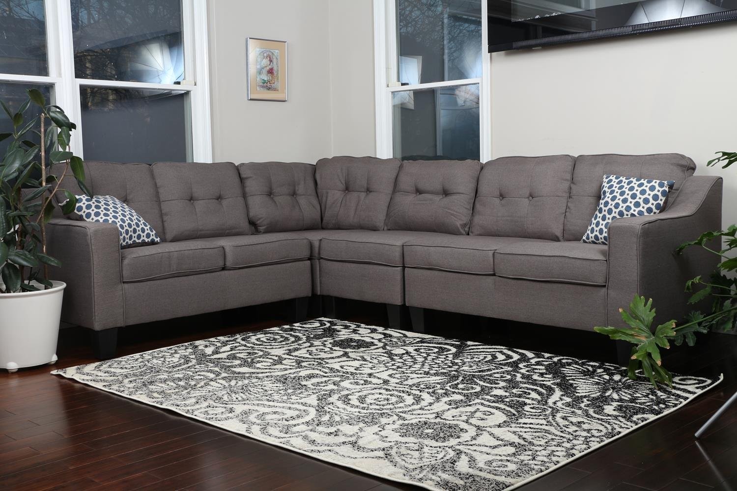 Grey Sectional Sofa