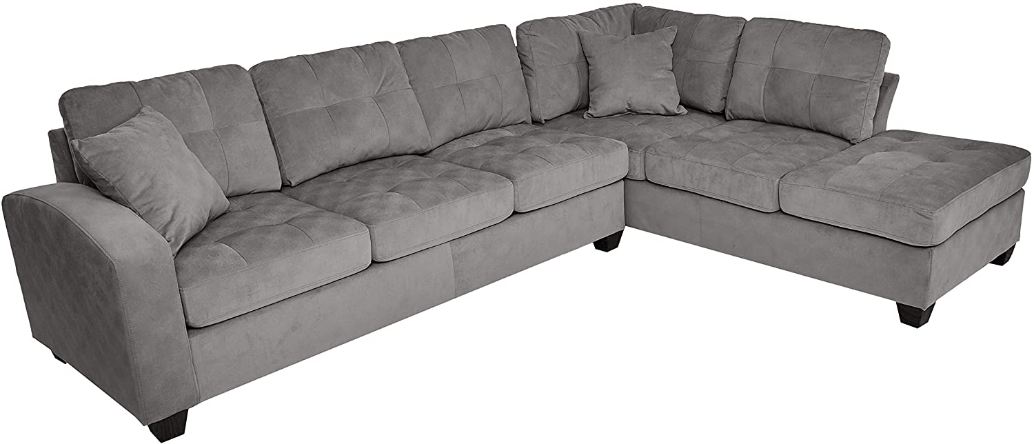 The Greatest Ashley Furniture Sectional Sofa in Pewter Fabric Review