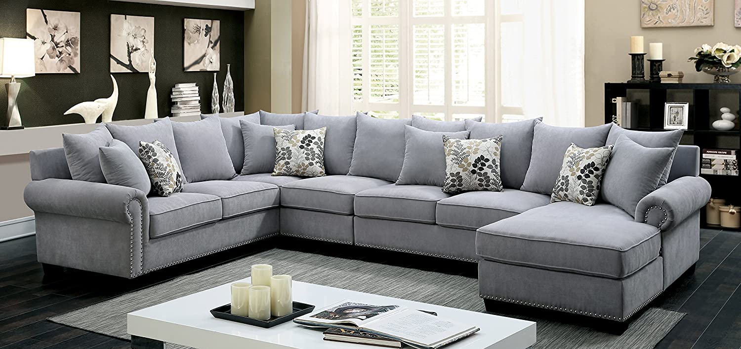 The Greatest Ashley Furniture Sectional Sofa in Pewter Fabric Review