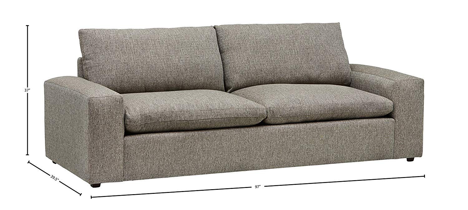 Stone Beam Lauren Down Filled Overstuffed Couch Review Free
