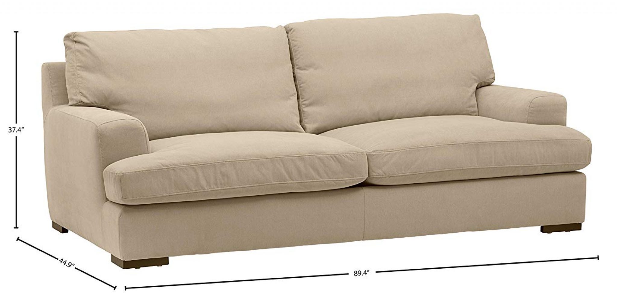 Stone & Beam Lauren Down Filled Overstuffed Couch Review