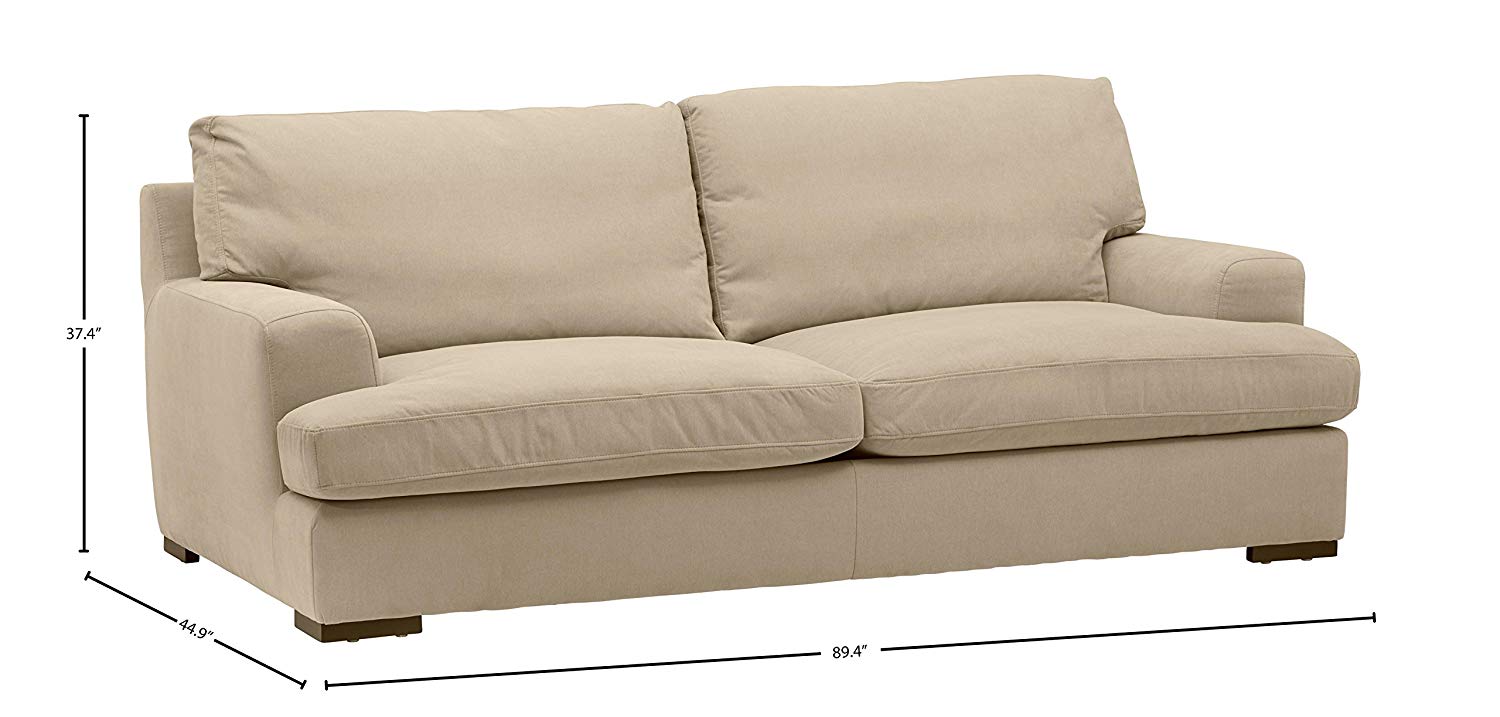 Stone & Beam Lauren Down Filled Overstuffed Couch Review