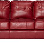 Red Leather Sofa