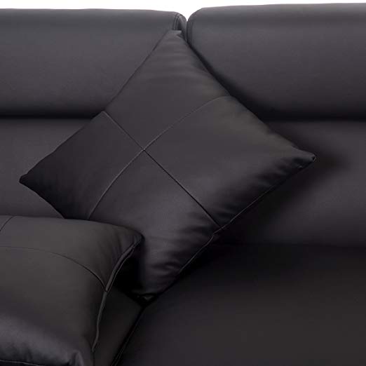 Black Corner Sofa