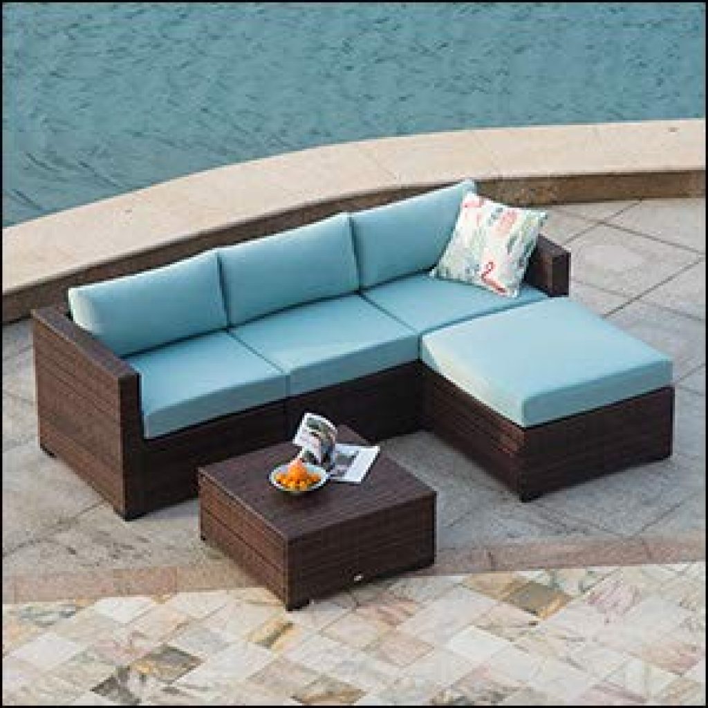 Auro Outdoor Furniture 5 Piece Sectional Sofa Review