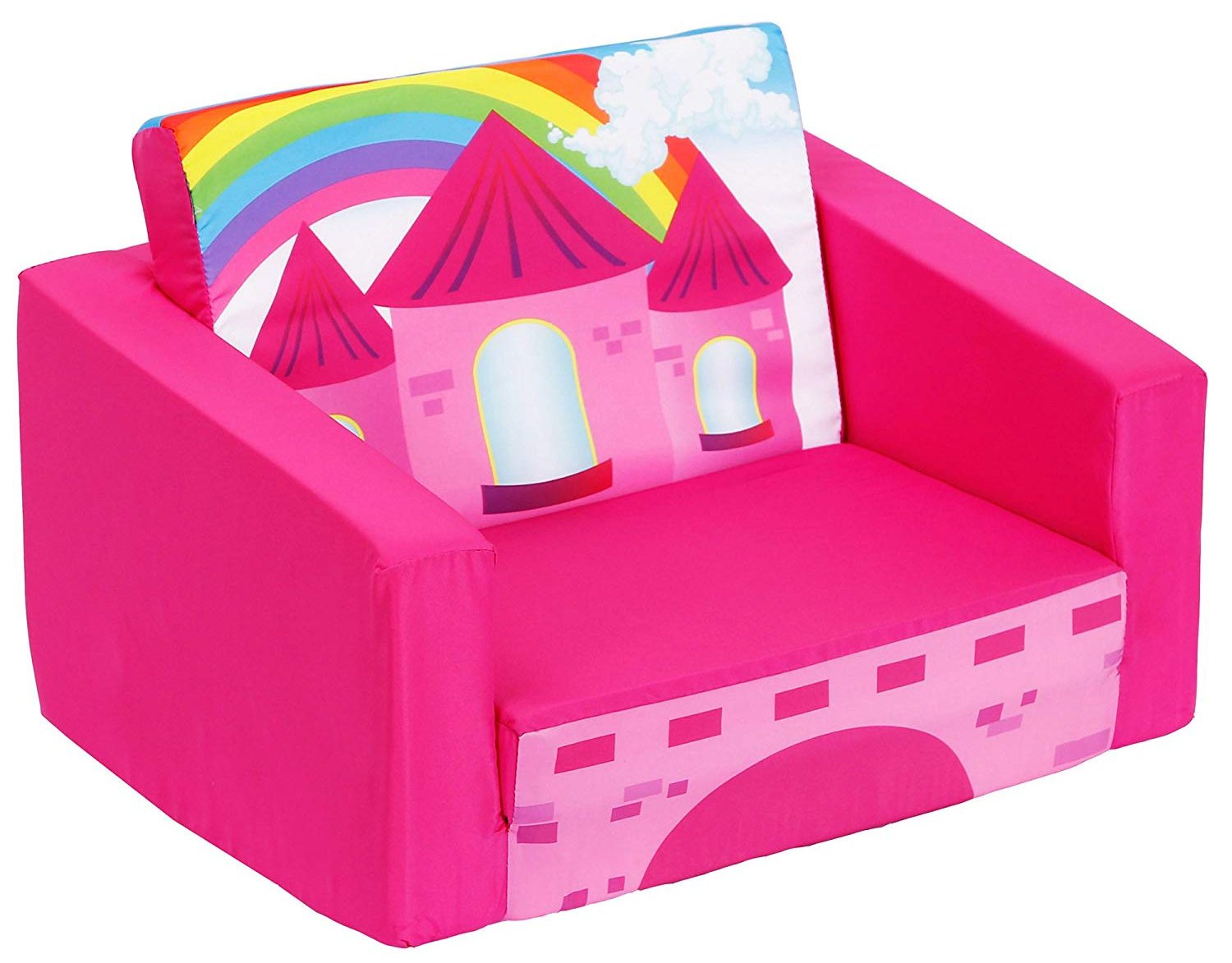 kids flip open foam sofa