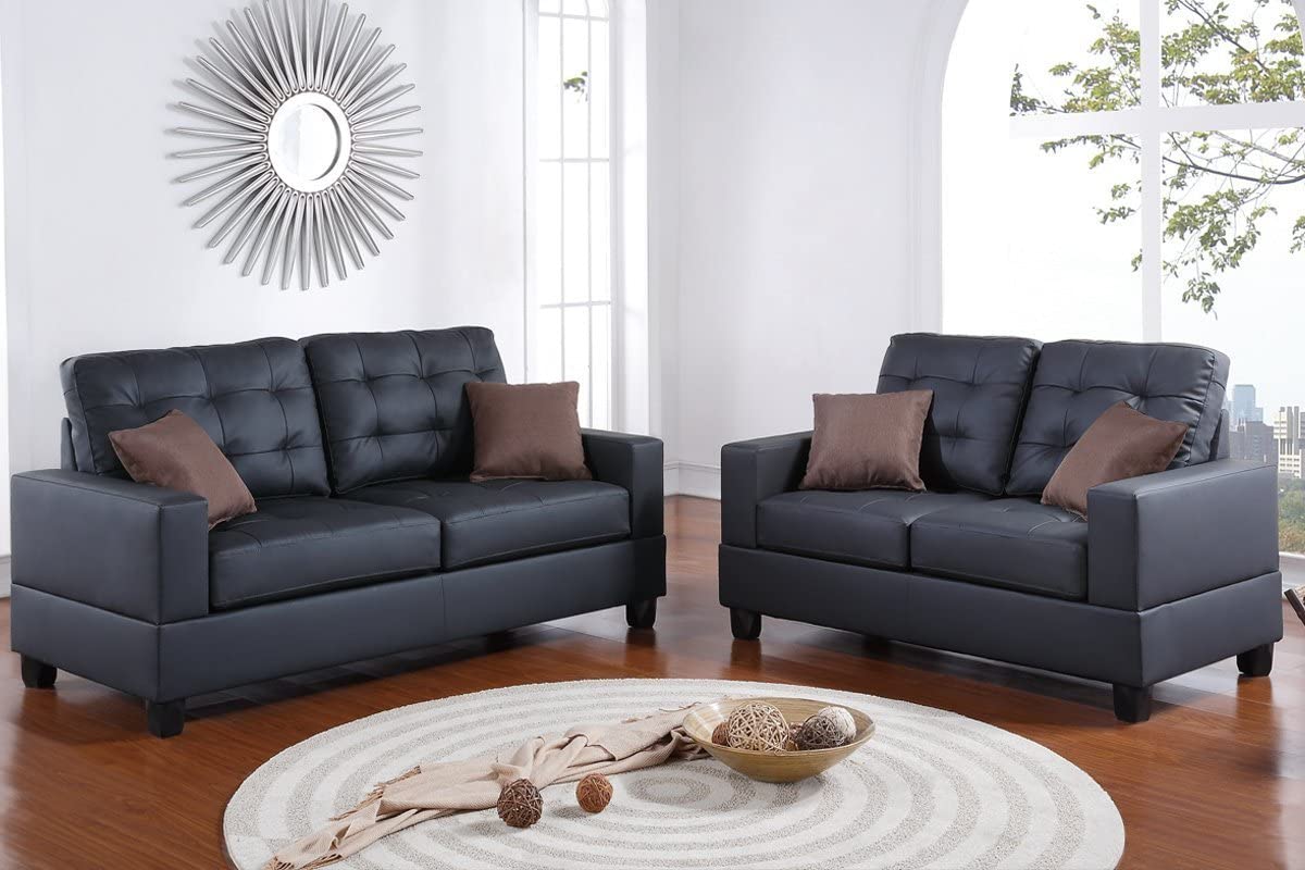 Best Buy Faux Leather Sofa Review- Free Shipping