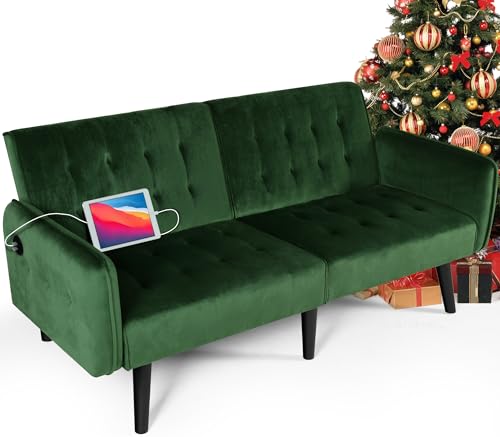 Green Velvet Couch