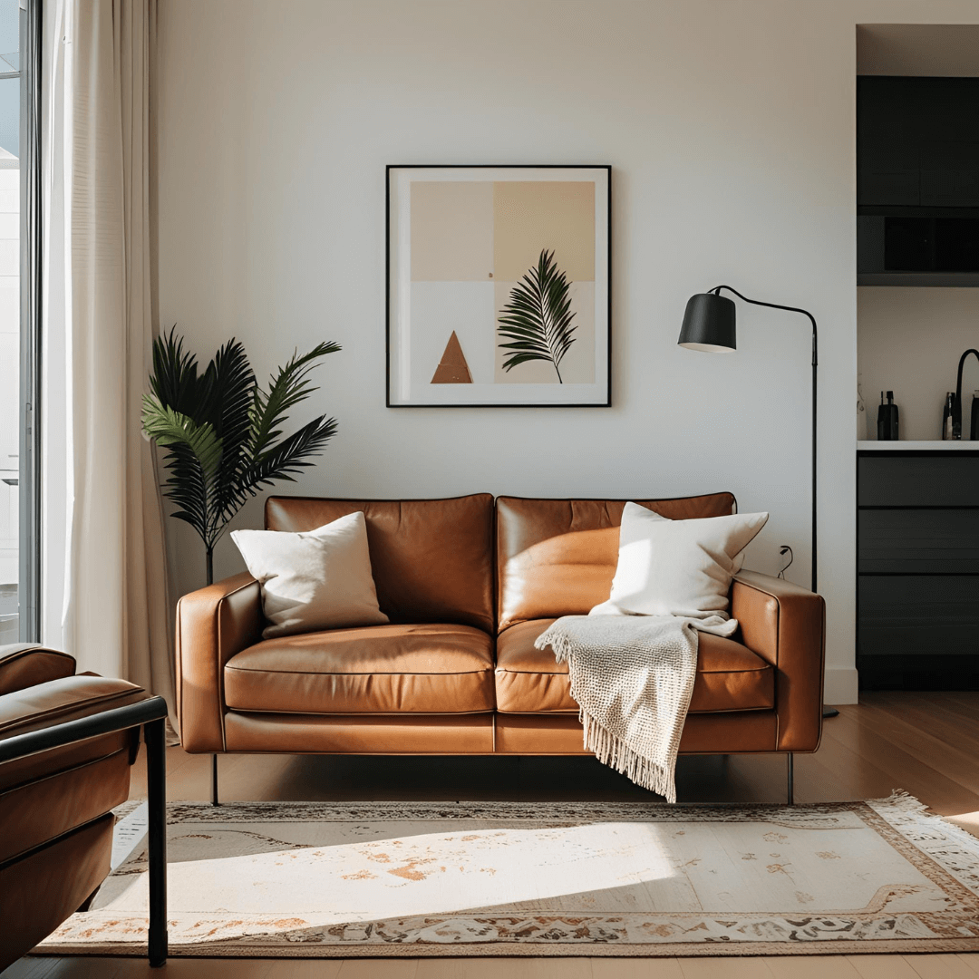 How to Choose Sturdy Leather Sofa for Small Rooms