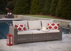 Keter California Patio 3 Seater Sofa Resin Plastic Wicker Pattern Review