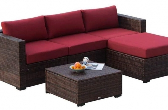 Auro Outdoor Furniture 5 Piece Sectional Sofa Review
