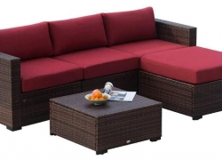 Auro Outdoor Furniture 5 Piece Sectional Sofa Review