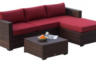 Auro Outdoor Furniture 5 Piece Sectional Sofa Review