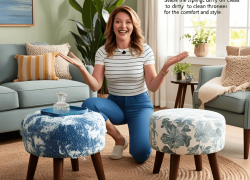 Expert Advice on How to Clean Material Footstools