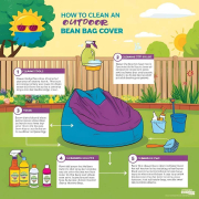 How to Clean Outdoor Bean Bag Cover in Simple Tricks