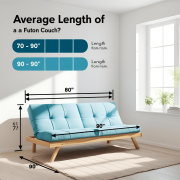 What’s The Average Length of a Futon Couch: Find Out Now!